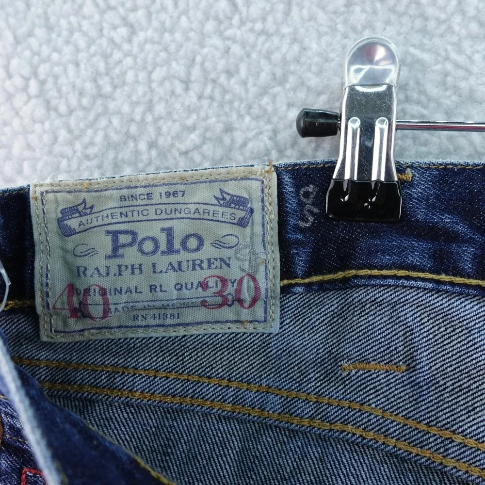 Polo Ralph Lauren Authentic Dungarees‎ Hampton Straight Jeans Mens Size 40x30